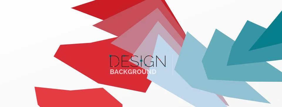 Background, creative geometric shapes composition with gradient effect Stock Illustration