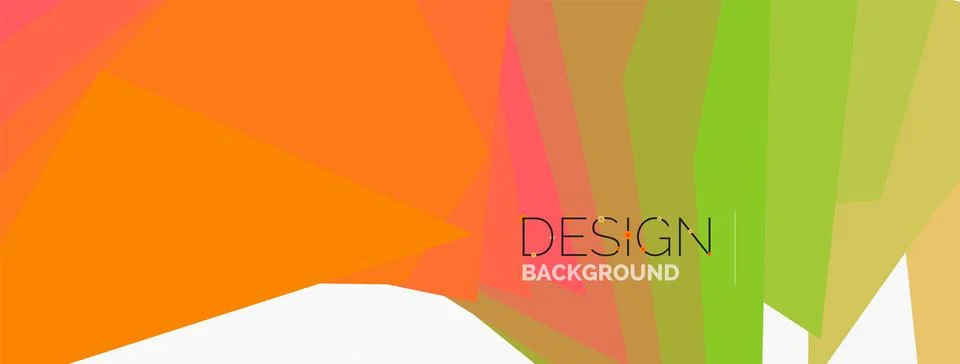 Background, creative geometric shapes composition with gradient effect Stock Illustration