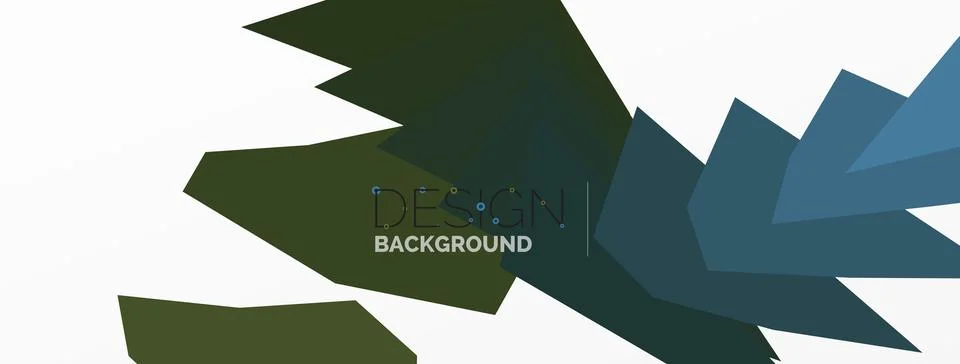 Background, creative geometric shapes composition with gradient effect Illustrazione stock