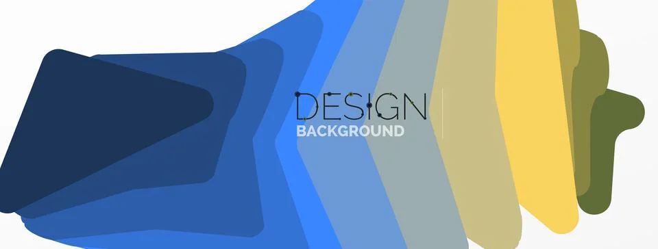 Background, creative geometric shapes composition with gradient effect Stock Illustration