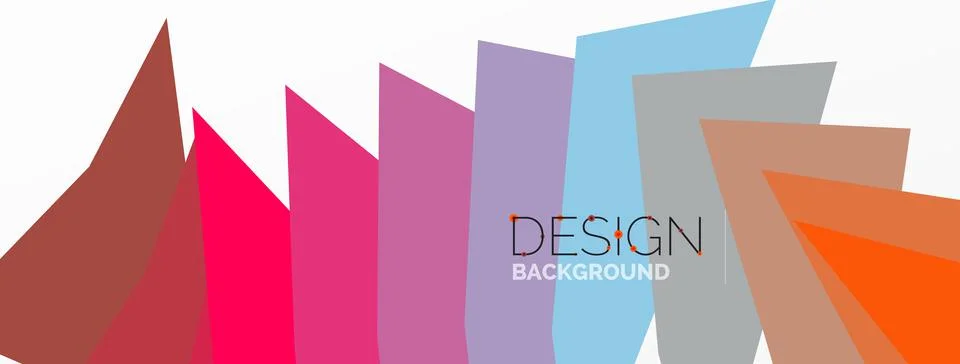 Background, creative geometric shapes composition with gradient effect Stock Illustration