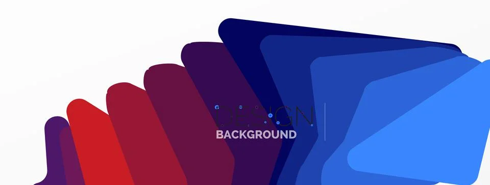Background, creative geometric shapes composition with gradient effect Stock Illustration