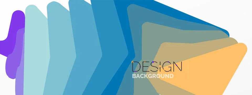 Background, creative geometric shapes composition with gradient effect Stock Illustration