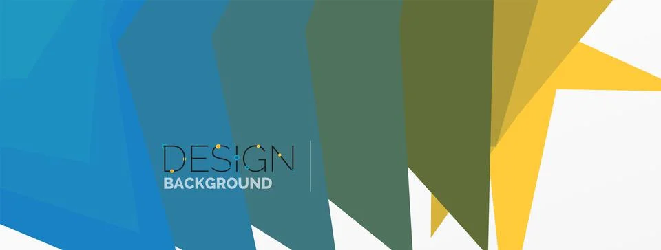 Background, creative geometric shapes composition with gradient effect Stock Illustration