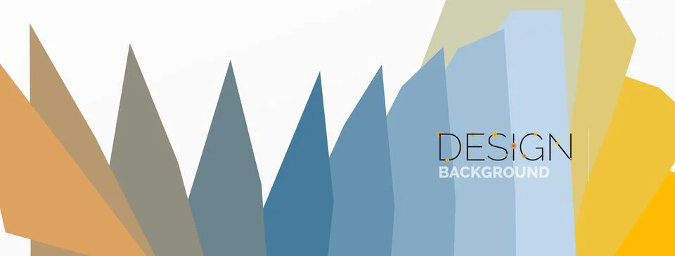 Background, creative geometric shapes composition with gradient effect Stock Illustration