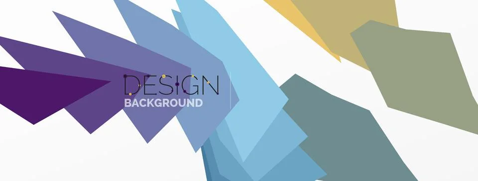 Background, creative geometric shapes composition with gradient effect Stock Illustration