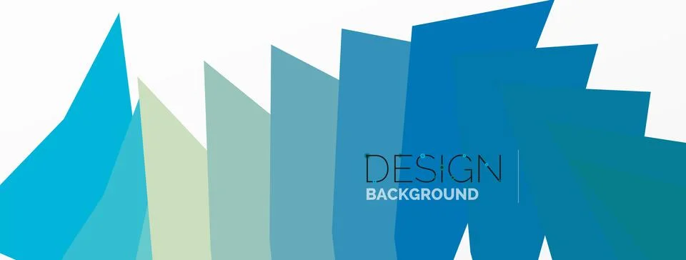 Background, creative geometric shapes composition with gradient effect Stock Illustration