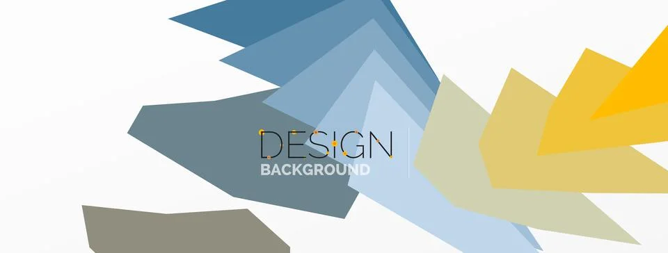 Background, creative geometric shapes composition with gradient effect Stock Illustration