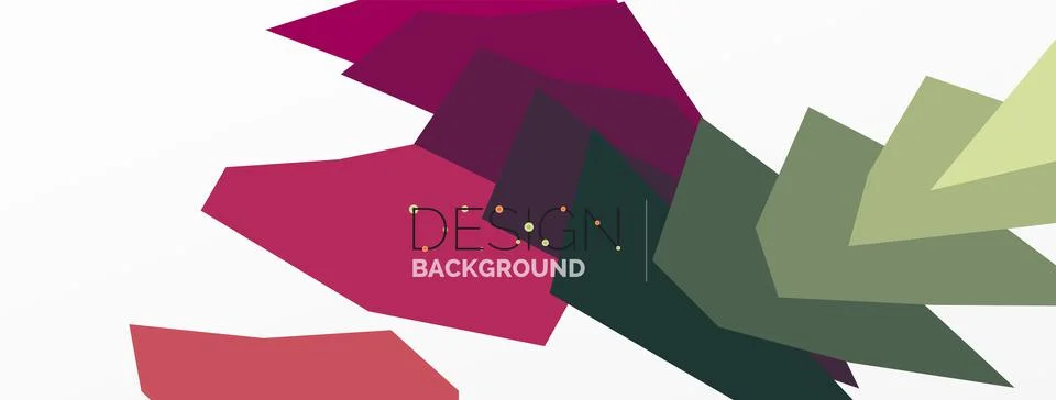 Background, creative geometric shapes composition with gradient effect Stock Illustration