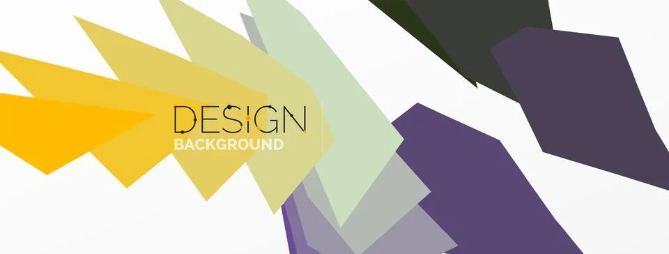 Background, creative geometric shapes composition with gradient effect Stock Illustration