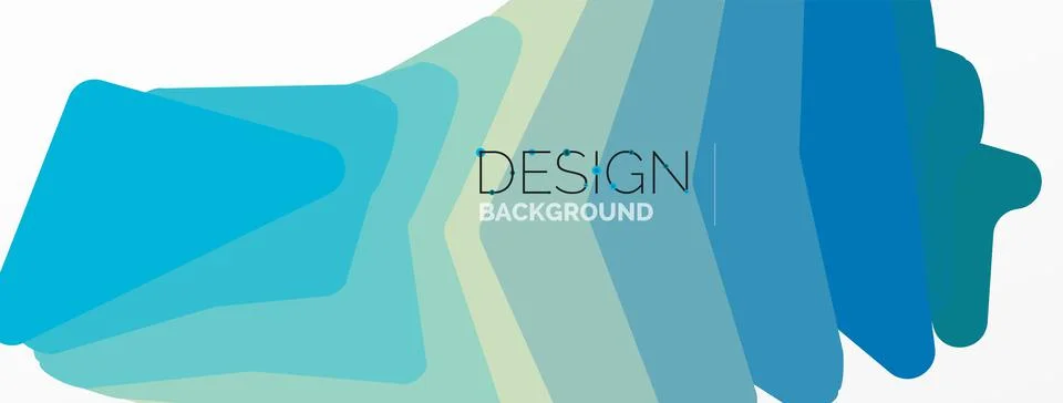 Background, creative geometric shapes composition with gradient effect Stock Illustration