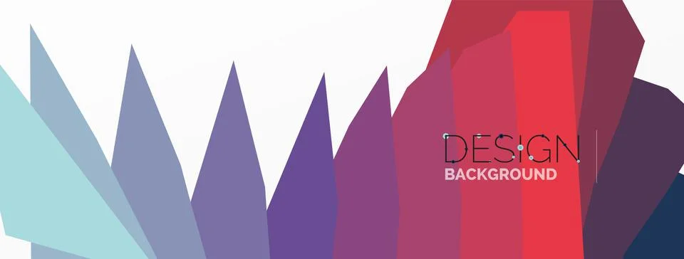 Background, creative geometric shapes composition with gradient effect Stock Illustration