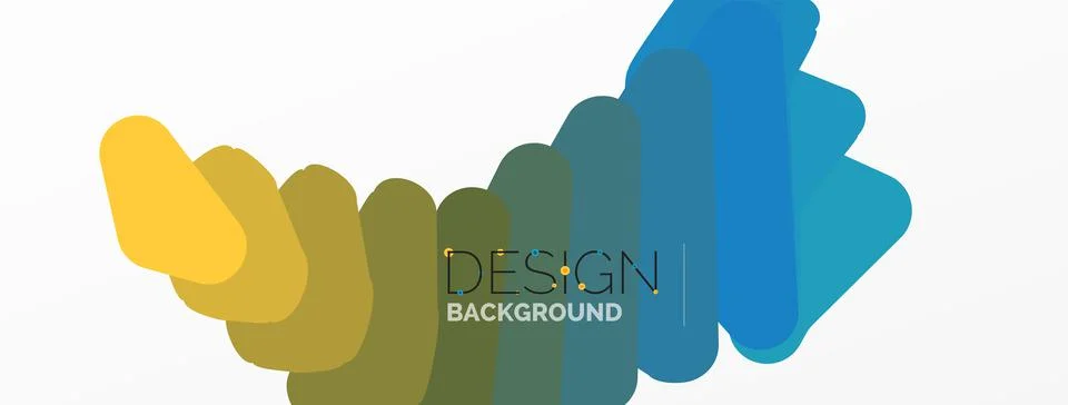 Background, creative geometric shapes composition with gradient effect Stock Illustration
