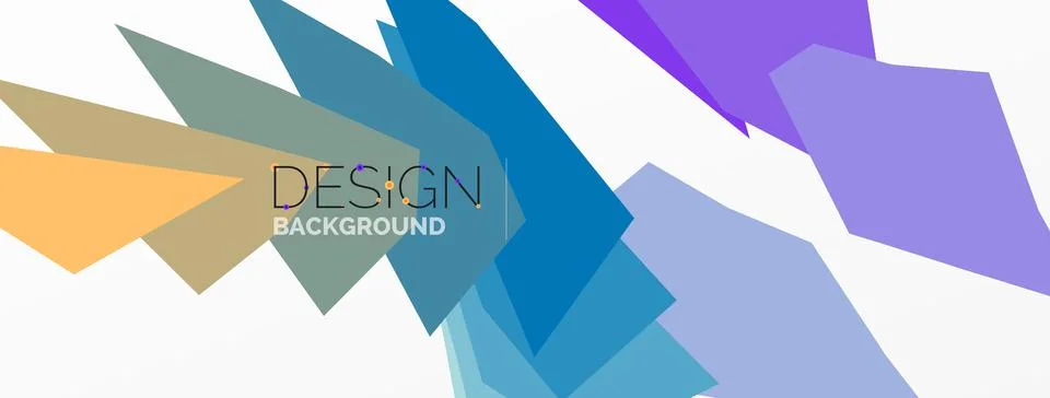 Background, creative geometric shapes composition with gradient effect Stock Illustration