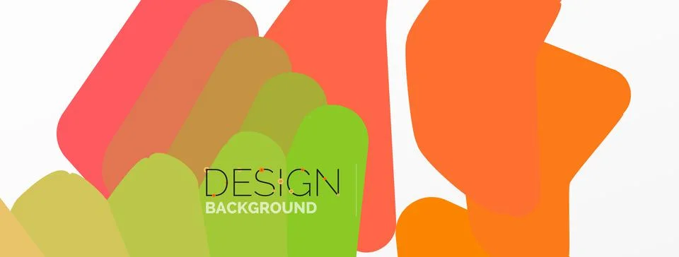 Background, creative geometric shapes composition with gradient effect Illustrazione stock