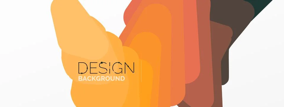 Background, creative geometric shapes composition with gradient effect Stock Illustration