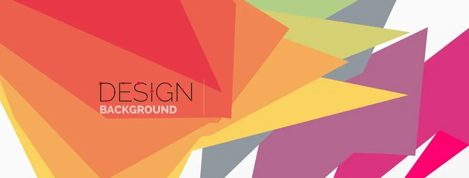 Background, creative geometric shapes composition with gradient effect Stock Illustration