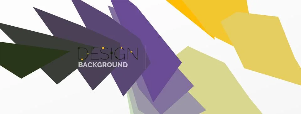 Background, creative geometric shapes composition with gradient effect Stock Illustration