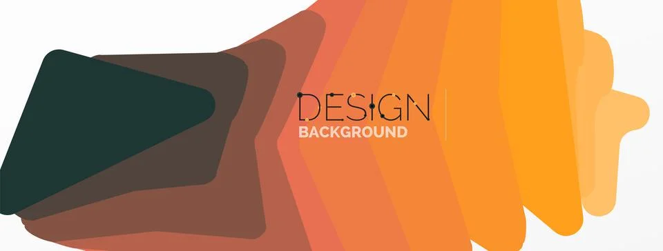 Background, creative geometric shapes composition with gradient effect Stock Illustration