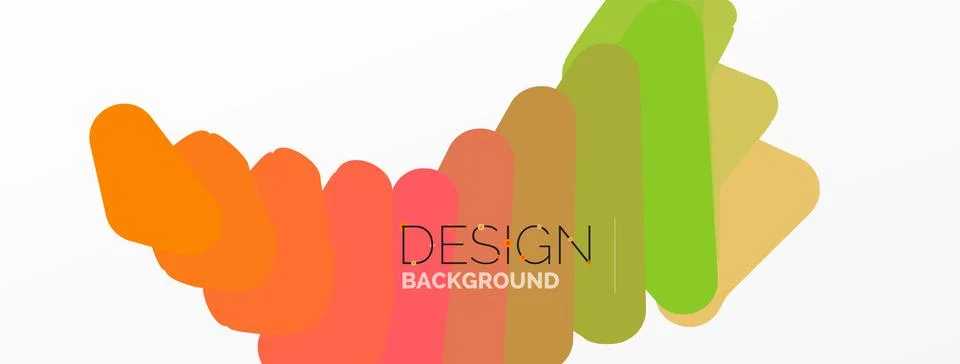 Background, creative geometric shapes composition with gradient effect Stock Illustration