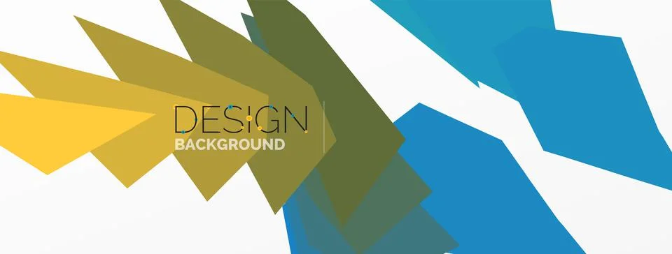 Background, creative geometric shapes composition with gradient effect Stock Illustration