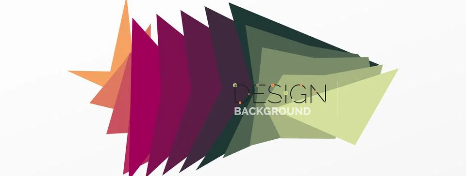 Background, creative geometric shapes composition with gradient effect Stock Illustration