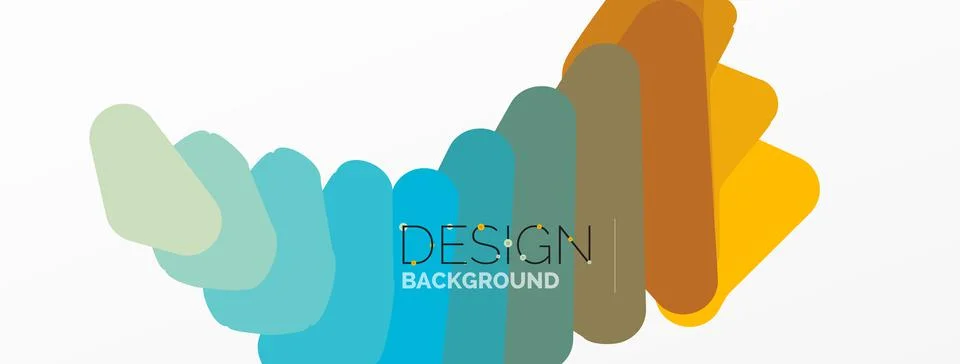 Background, creative geometric shapes composition with gradient effect 스톡 일러스트
