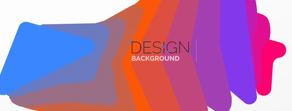 Background, creative geometric shapes composition with gradient effect Stock Illustration