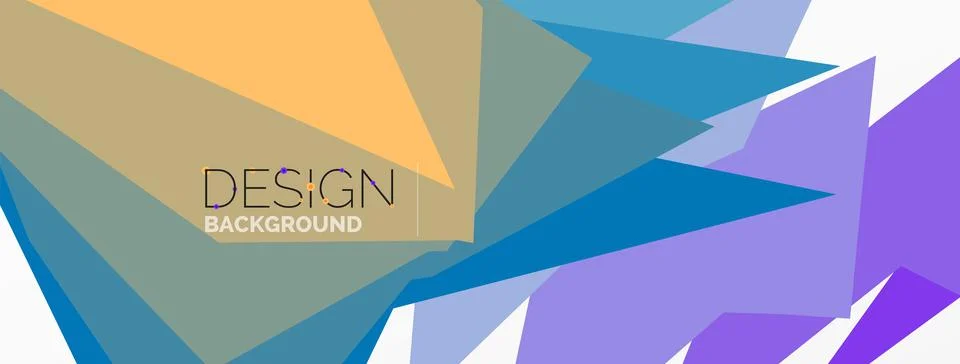 Background, creative geometric shapes composition with gradient effect Stock Illustration