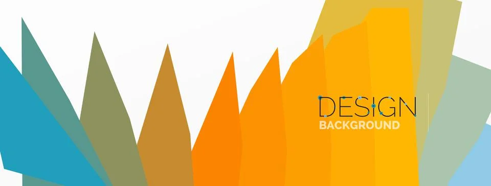 Background, creative geometric shapes composition with gradient effect Stock Illustration