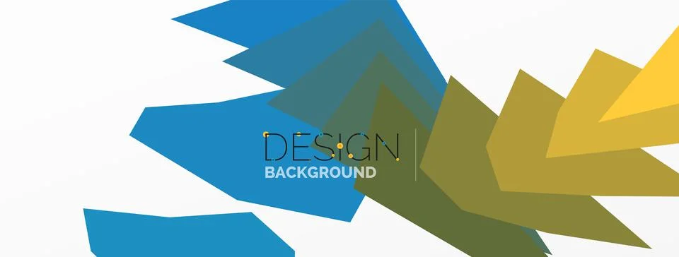 Background, creative geometric shapes composition with gradient effect Stock Illustration