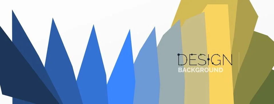 Background, creative geometric shapes composition with gradient effect Stock Illustration