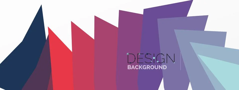 Background, creative geometric shapes composition with gradient effect Stock Illustration