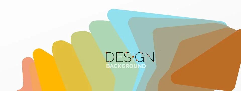 Background, creative geometric shapes composition with gradient effect 스톡 일러스트