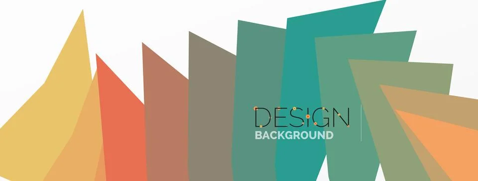 Background, creative geometric shapes composition with gradient effect Stock Illustration