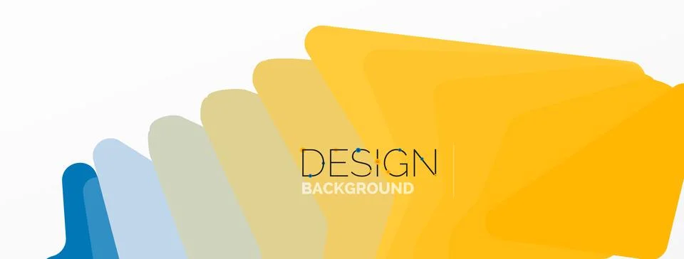 Background, creative geometric shapes composition with gradient effect Stock Illustration