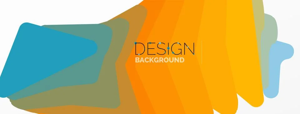 Background, creative geometric shapes composition with gradient effect Stock Illustration