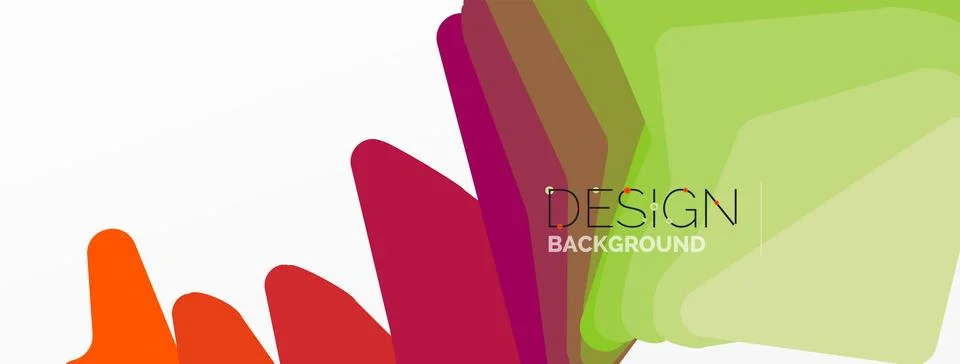 Background, creative geometric shapes composition with gradient effect Stock Illustration