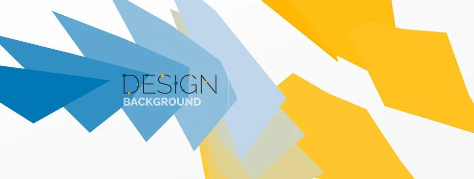 Background, creative geometric shapes composition with gradient effect Stock Illustration