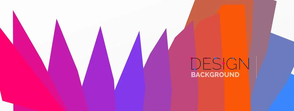 Background, creative geometric shapes composition with gradient effect Stock Illustration