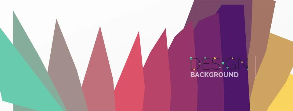 Background, creative geometric shapes composition with gradient effect Stock Illustration