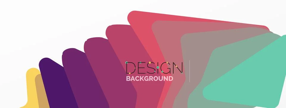 Background, creative geometric shapes composition with gradient effect Stock Illustration