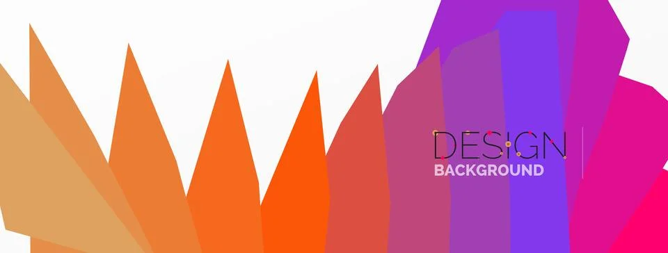 Background, creative geometric shapes composition with gradient effect Stock Illustration