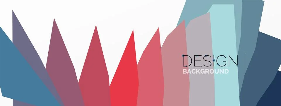Background, creative geometric shapes composition with gradient effect Stock Illustration