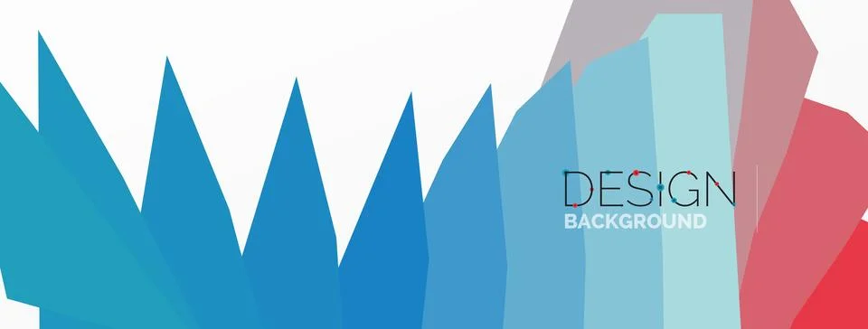 Background, creative geometric shapes composition with gradient effect Stock Illustration