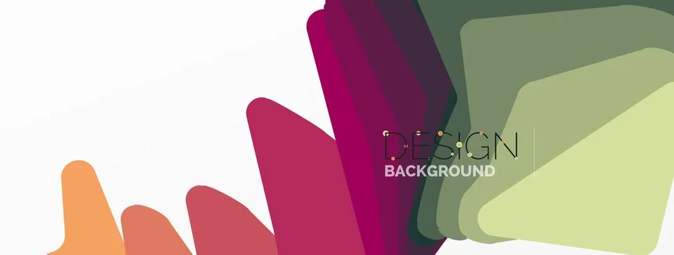 Background, creative geometric shapes composition with gradient effect Stock Illustration