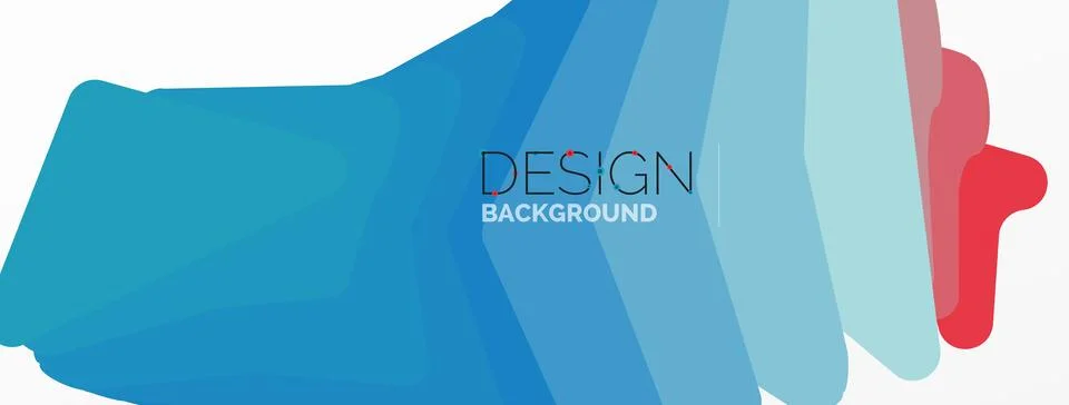 Background, creative geometric shapes composition with gradient effect Stock Illustration