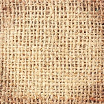 Background of crumpled burlap Fotos Stock