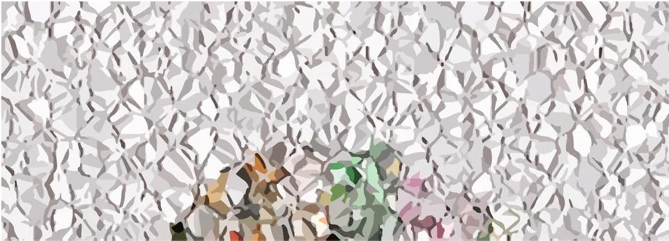 Background Crumpled foil Illustrazione stock