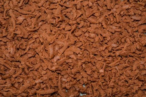 Background of crushed dough Foto stock